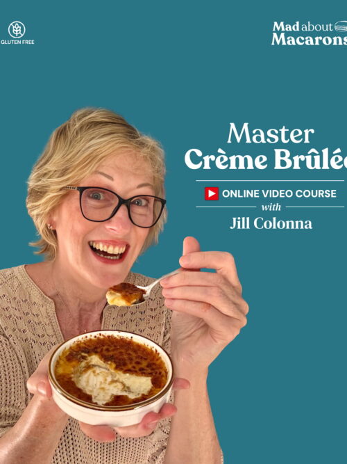 Master Crème Brûlée Recipe course cover with Jill Colonna