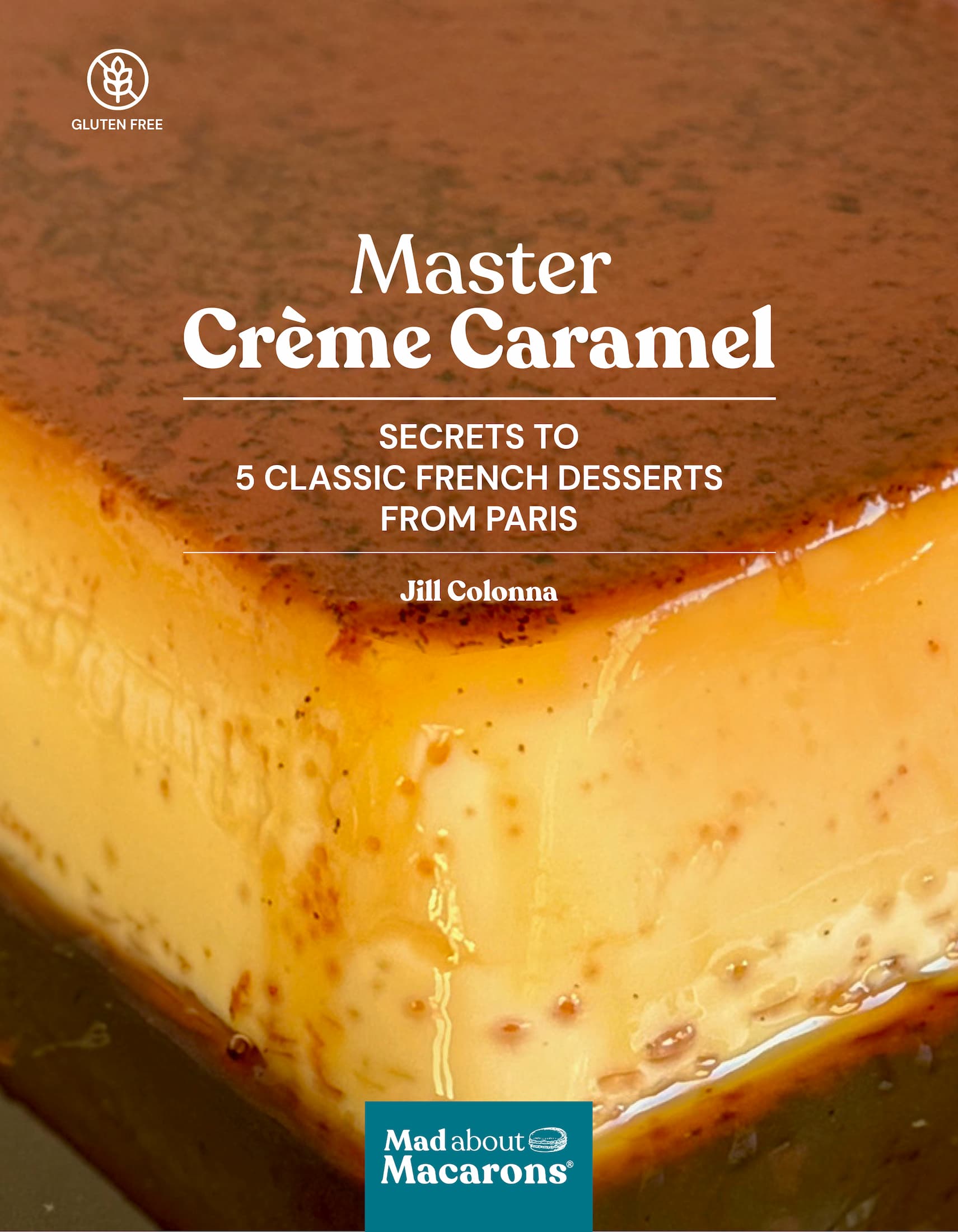 Cover for the e-book, Master Crème Caramel by Jill Colonna